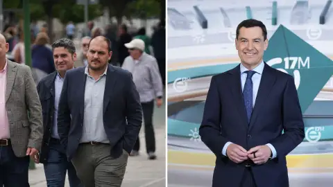 Rafael Moreno, alcalde de Adamuz, y Juanma Moreno, presidente de la Junta de Andalucía y candidato del PP a las elecciones de 2026. Rafael Moreno, alcalde de Adamuz, y Juanma Moreno, presidente de la Junta de Andalucía y candidato del PP a las elecciones de 2026.