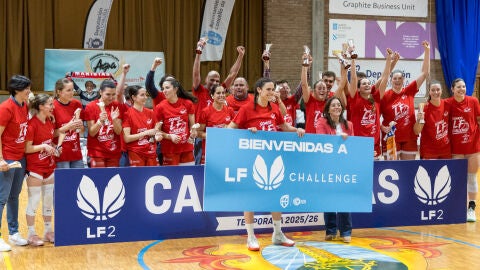 Celebración del ascenso de Maristas a la Liga Challenge de baloncesto femenino Celebración del ascenso de Maristas a la Liga Challenge de baloncesto femenino