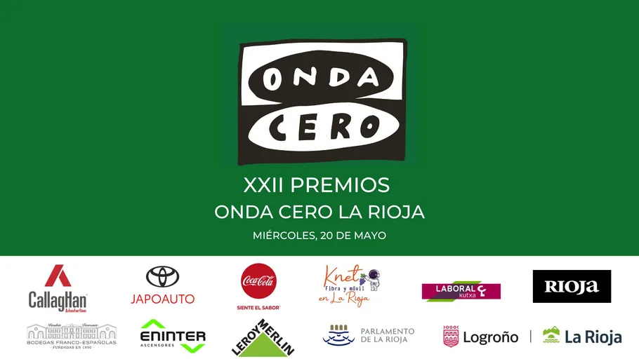 Cartel Premios Onda Cero La Rioja 2026