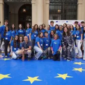 Alumnos Embajadores en la Diputación de Castellón, con motivo del Día de Europa. Alumnos Embajadores en la Diputación de Castellón, con motivo del Día de Europa.