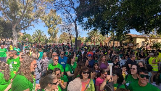 Manifestaci&oacute;n huelga educativa 2026 Puerto de Sagunto