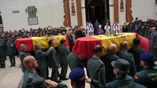 mágenes del funeral de los dos Guardia Civiles fallecidos en acto de servicio este pasado miércoles 8 de mayo, mientras perseguían a una narcolancha por la costa de Huelva. mágenes del funeral de los dos Guardia Civiles fallecidos en acto de servicio este pasado miércoles 8 de mayo, mientras perseguían a una narcolancha por la costa de Huelva.