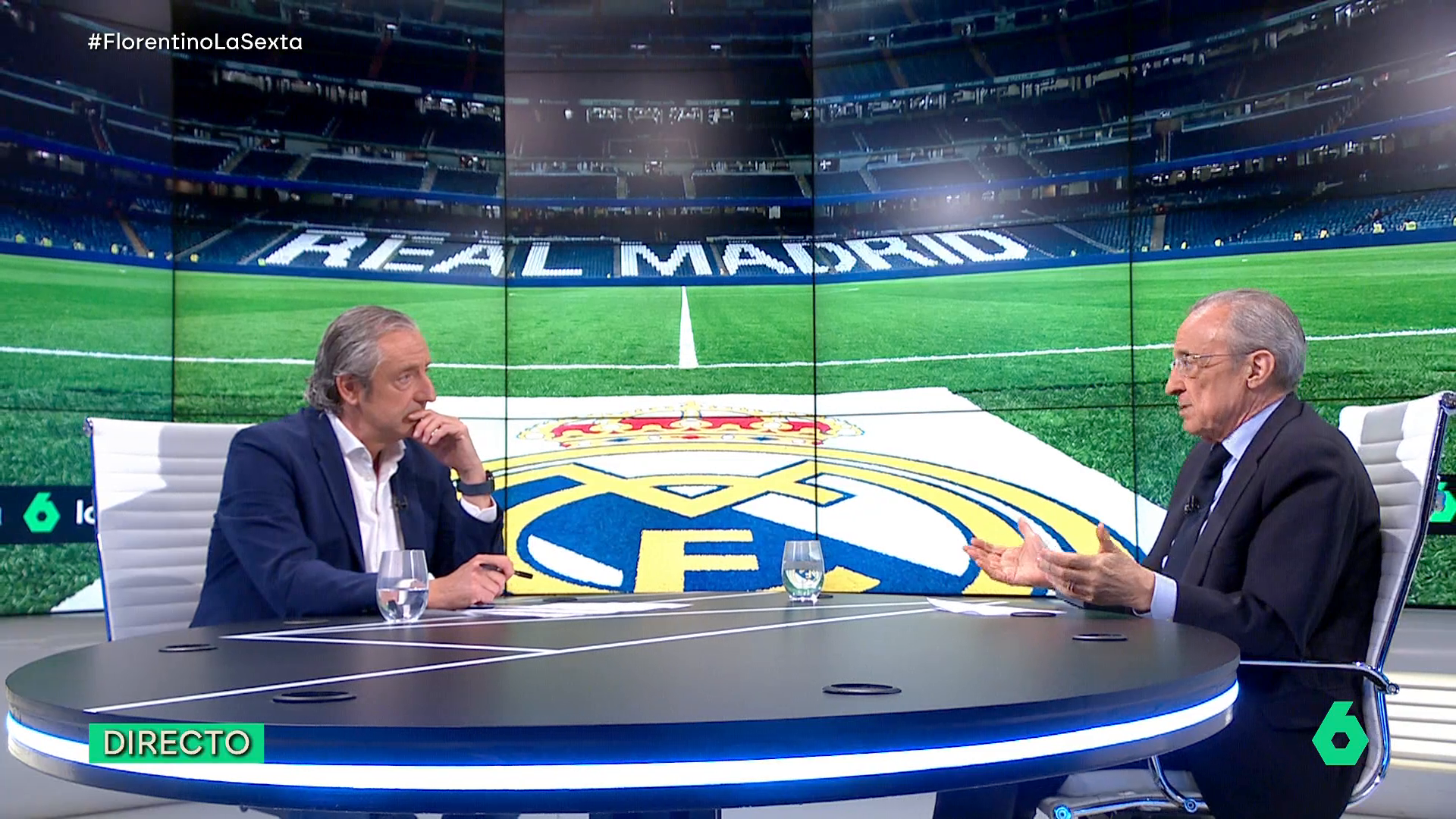 Florentino Pérez, sobre la amenaza del Barça con denunciar al Real Madrid: "Harían muy bien si creen que nos tienen que demandar" Florentino Pérez, sobre la amenaza del Barça con denunciar al Real Madrid: "Harían muy bien si creen que nos tienen que demandar"