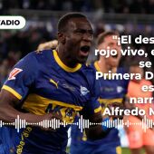 Ibrahim Diabate celebra el gol ante el Alavés
