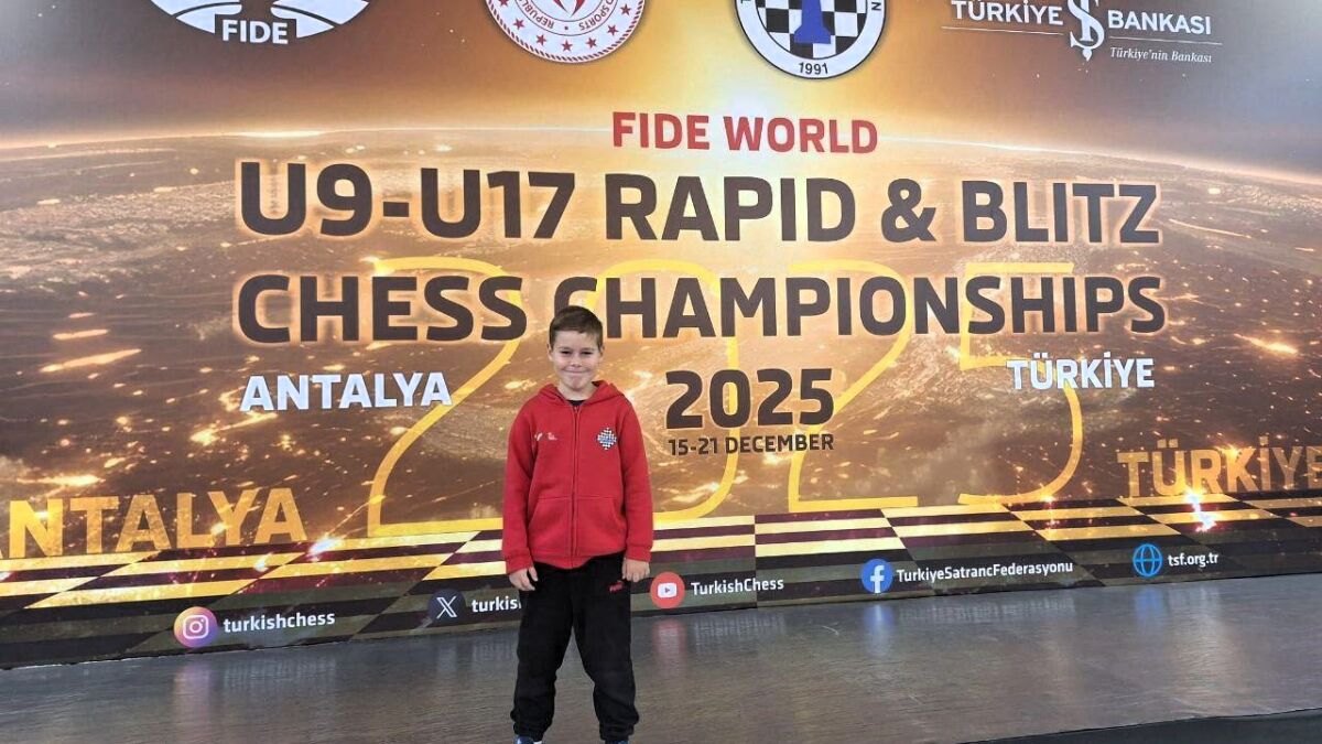 Marc Barceló, un prodigio del ajedrez con tan solo 9 años: tiene dos oros mundiales y ya ha ganado a un Gran Maestro