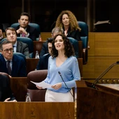 Isabel Díaz Ayuso durante un pleno en la Asamblea. Isabel Díaz Ayuso durante un pleno en la Asamblea.