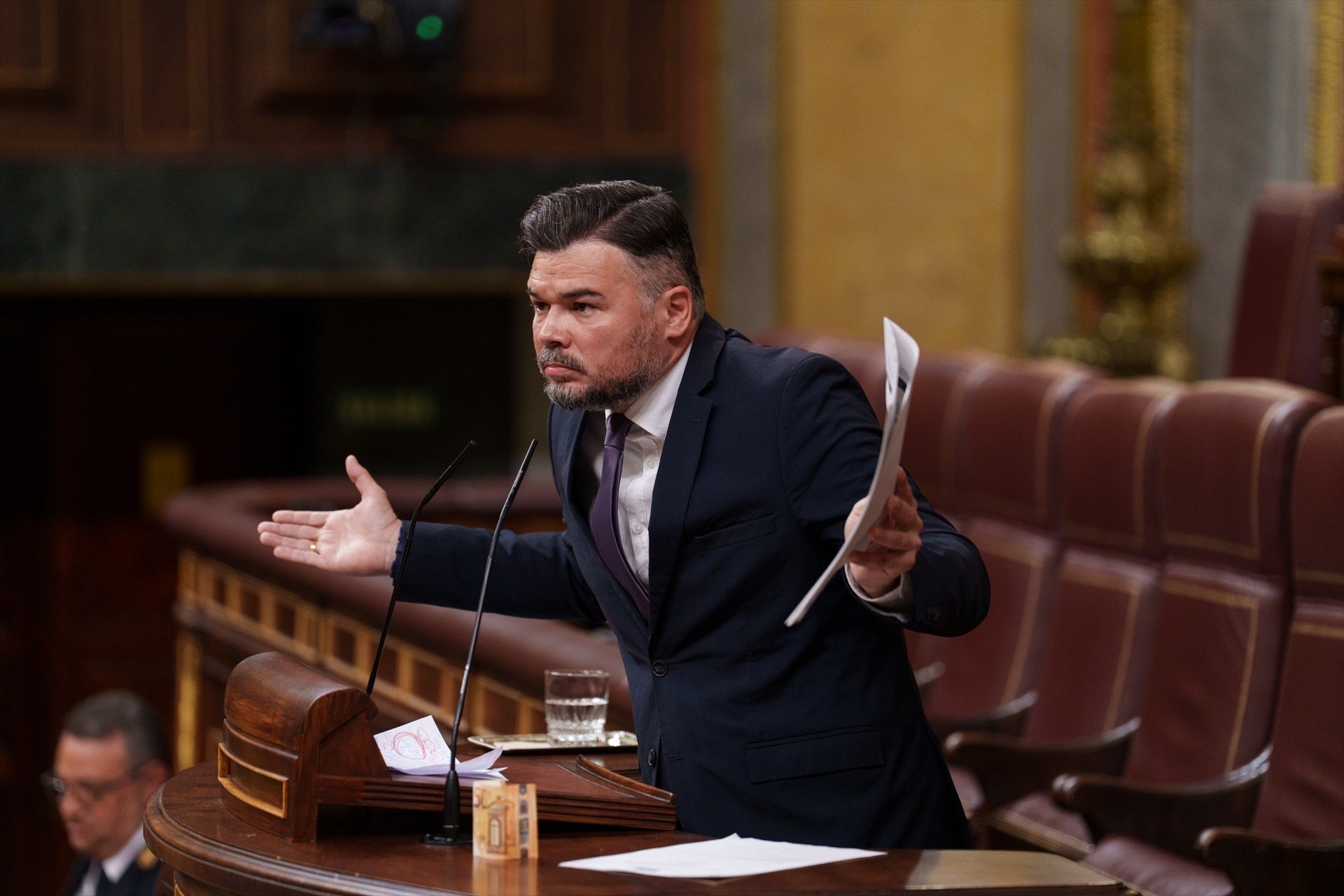 El portavoz de ERC en el Congreso, Gabriel Rufián. El portavoz de ERC en el Congreso, Gabriel Rufián.