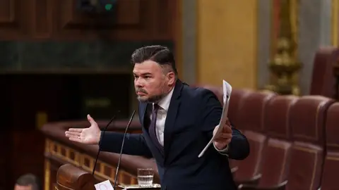 El portavoz de ERC en el Congreso, Gabriel Rufián. El portavoz de ERC en el Congreso, Gabriel Rufián.