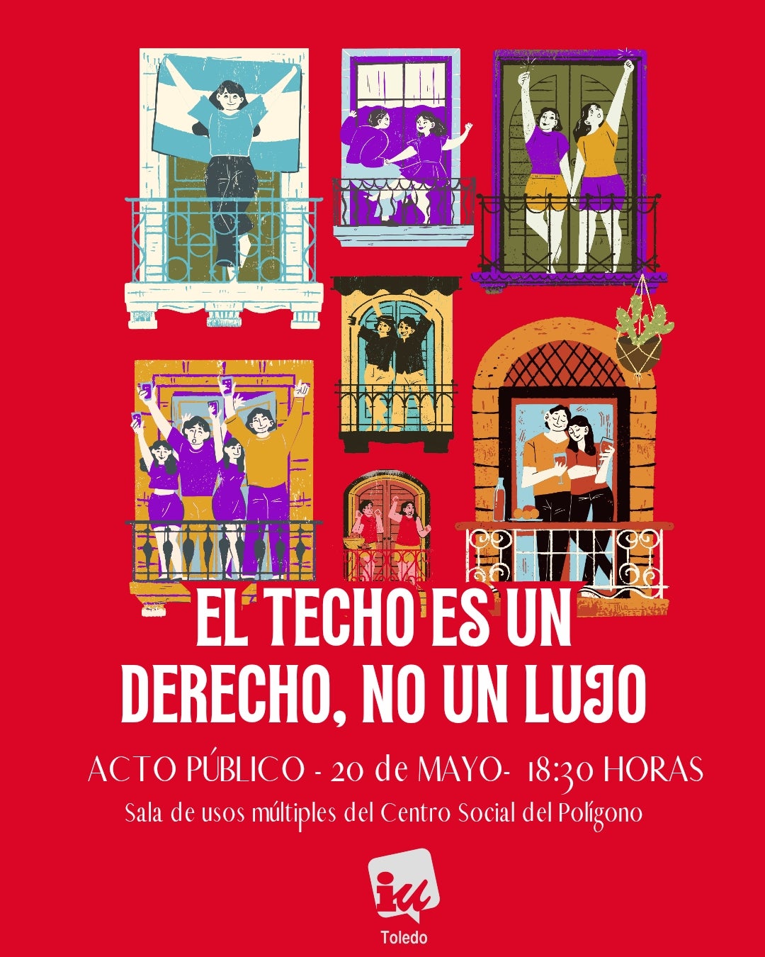IU Toledo debatirá con los vecinos sobre vivienda en el barrio del Polígono IU Toledo debatirá con los vecinos sobre vivienda en el barrio del Polígono