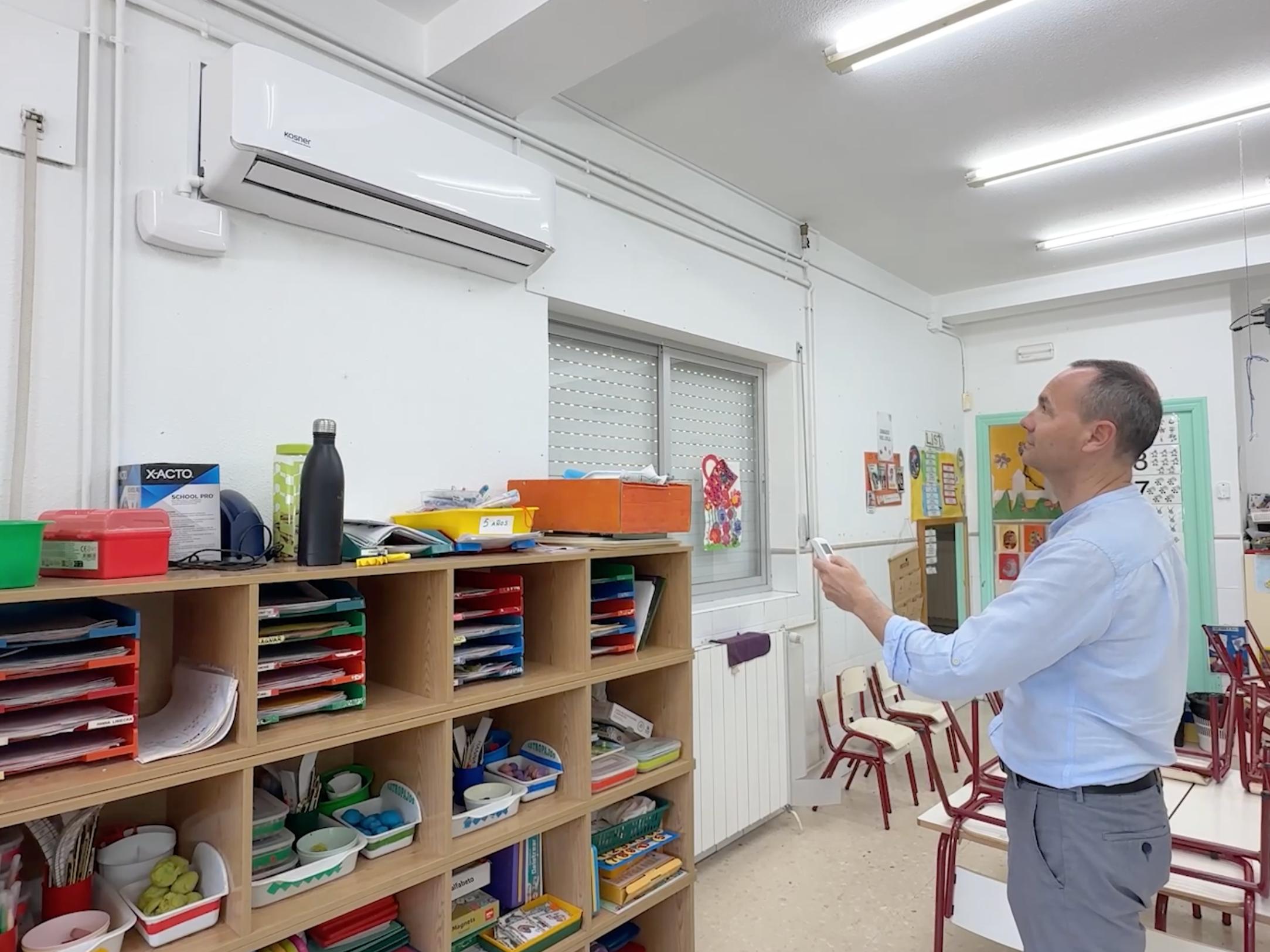 El Ayuntamiento de Santa Pola climatiza las aulas de educación Infantil del colegio Cervantes El Ayuntamiento de Santa Pola climatiza las aulas de educación Infantil del colegio Cervantes