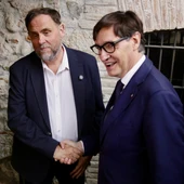 Illa i Junqueras fan una primera escenificació de l’acord de pressupostos durant la presentació de la Línia Orbital Ferroviària Illa i Junqueras fan una primera escenificació de l’acord de pressupostos durant la presentació de la Línia Orbital Ferroviària