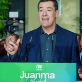 Juanma Moreno, en la comparecencia tras los resultados de las Elecciones Autonómicas Juanma Moreno, en la comparecencia tras los resultados de las Elecciones Autonómicas