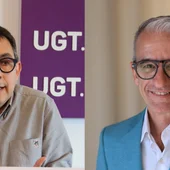 Òscar Riu (UGT) i Josep Ginesta (PIMEC) Òscar Riu (UGT) i Josep Ginesta (PIMEC)