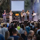 Imagen de archivo de la edición de la Mostra de Rock Intercentres de Elche del año 2023. Imagen de archivo de la edición de la Mostra de Rock Intercentres de Elche del año 2023.