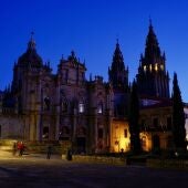 El proyecto ganador del concurso de iluminación del entorno de la Catedral, Hermes, se probará de forma piloto en la praza de Praterías