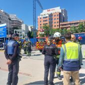 Imágenes de los servicios de Emergencias de Madrid en la estación de Ventas.