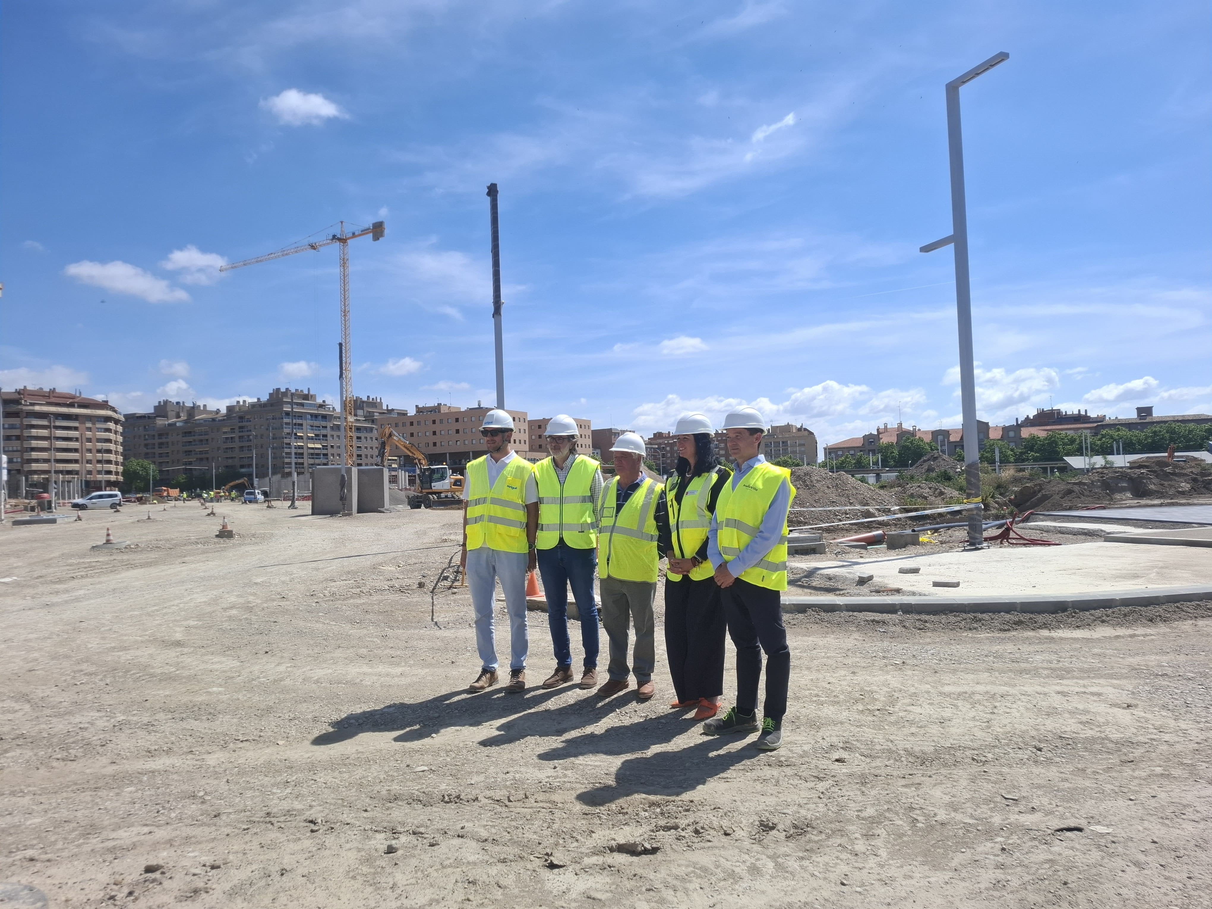 Cuenta atrás para la entrega de la urbanización del Polígono de las Harineras de Huesca Cuenta atrás para la entrega de la urbanización del Polígono de las Harineras de Huesca