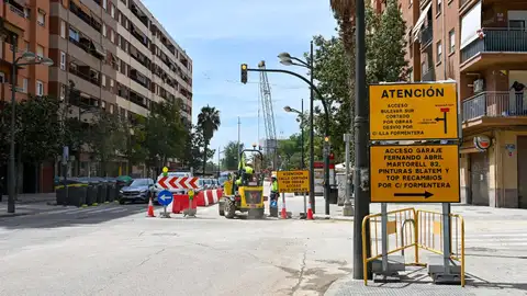 Obras en Malilla. Obras en Malilla.