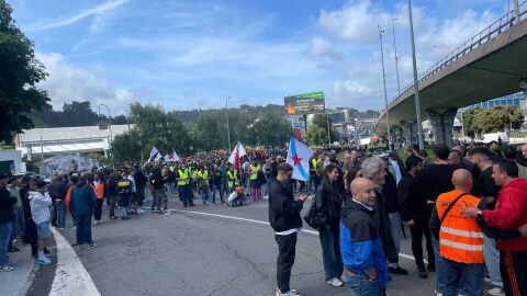 Manifestación do metal en A Coruña, por un convenio colectivo, que partió desde A Grela Manifestación do metal en A Coruña, por un convenio colectivo, que partió desde A Grela