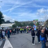 Manifestación do metal en A Coruña, por un convenio colectivo, que partió desde A Grela