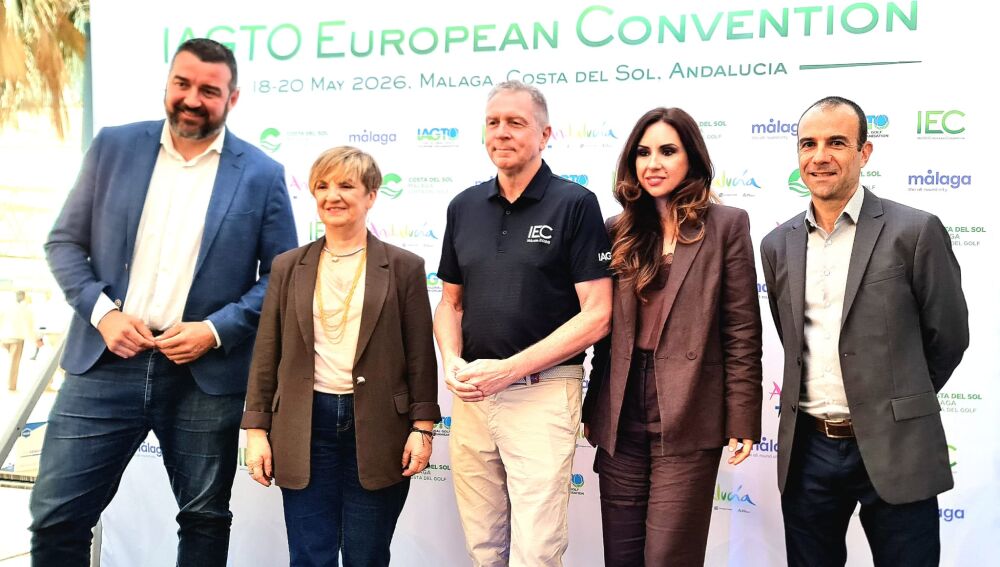 La delegación alicantina en la convención de Málaga 