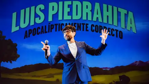 Luis Piedrahita és l'home 'Apocalípticamente correcto' en el seu darrer espectacle Luis Piedrahita és l'home 'Apocalípticamente correcto' en el seu darrer espectacle