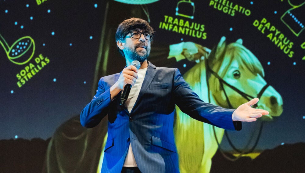 Luis Piedrahita en un moment de l'obra 'Apocalípticamente correcto', que arriba a Barcelona
