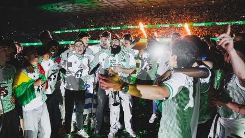 Fiesta de ascenso del Racing 