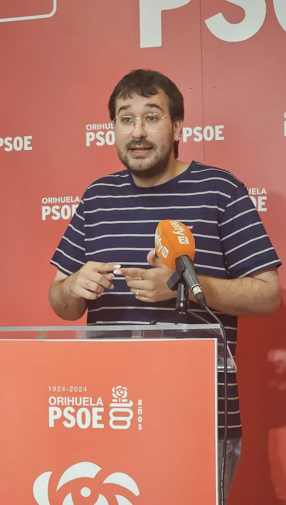 El concejal Juan Miguel López, esta mañana, en rueda de prensa El concejal Juan Miguel López, esta mañana, en rueda de prensa