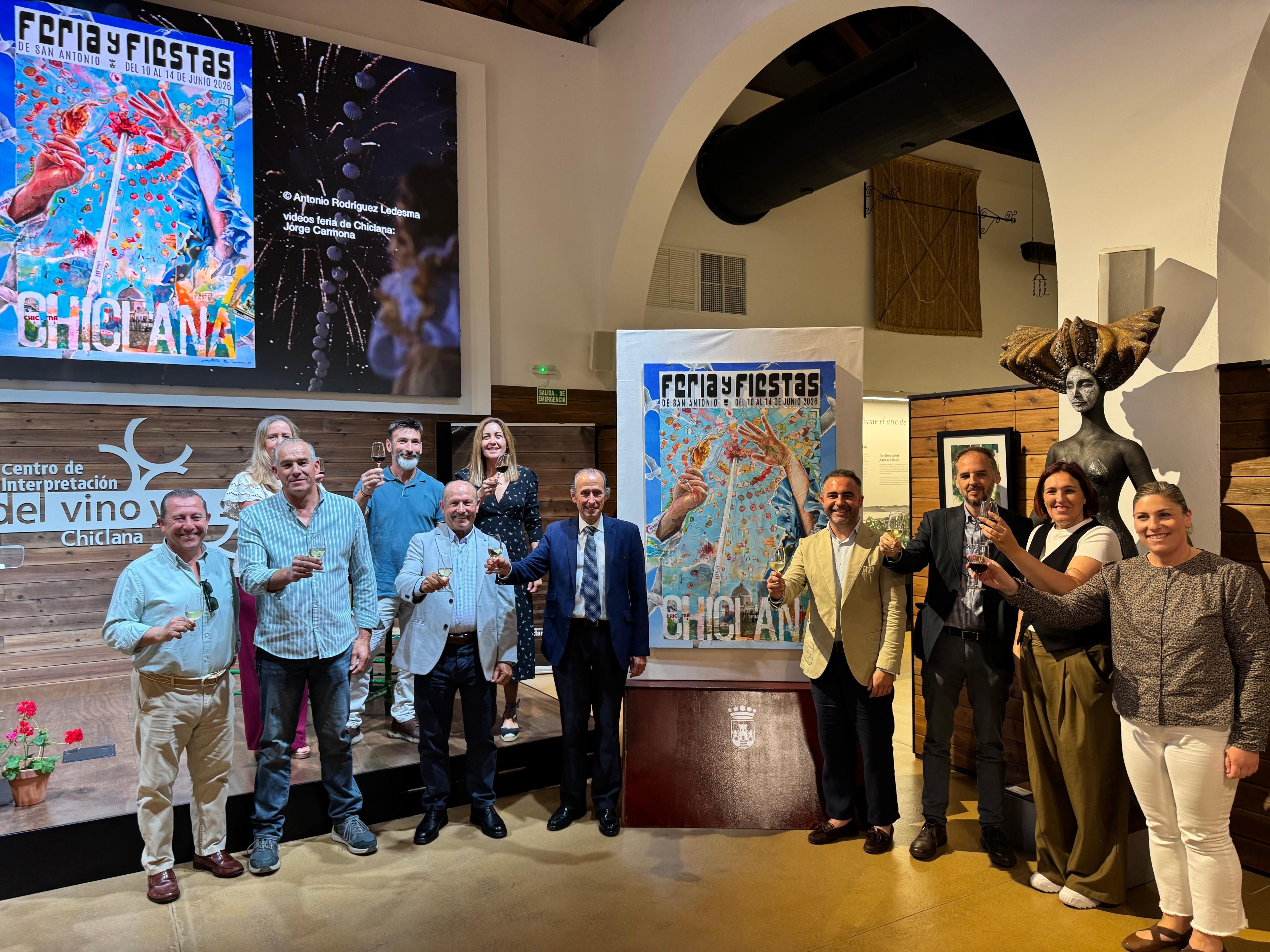 Una obra de Antonio Rodríguez Ledesma anuncia la Feria y Fiestas de Chiclana 2026 Una obra de Antonio Rodríguez Ledesma anuncia la Feria y Fiestas de Chiclana 2026