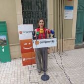 Esther Díez, portavoz de Compromís per Elx.