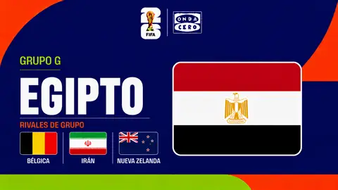 Egipto, grupo G del Mundial 2026 Egipto, grupo G del Mundial 2026