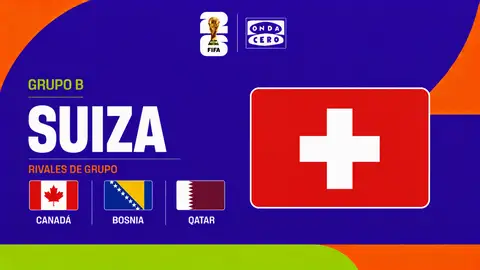 Suiza, grupo B del Mundial 2026 Suiza, grupo B del Mundial 2026