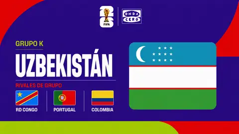 Uzbekistán, grupo K del Mundial 2026 Uzbekistán, grupo K del Mundial 2026
