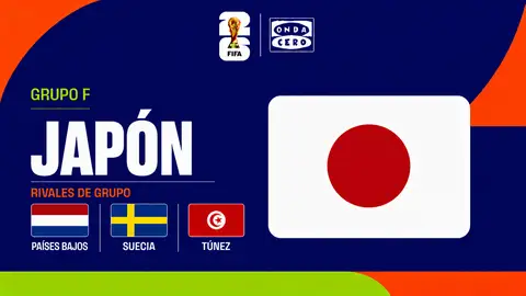 Japón, grupo F del Mundial 2026 Japón, grupo F del Mundial 2026