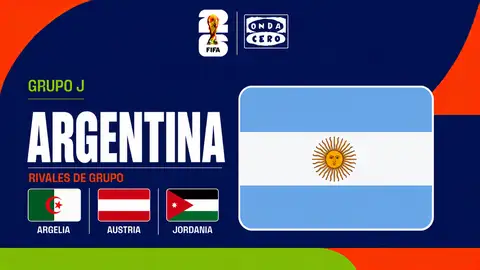Argentina, grupo J del Mundial 2026 Argentina, grupo J del Mundial 2026