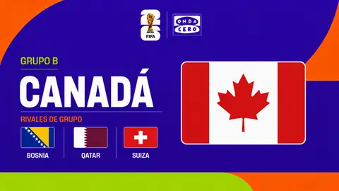 Canadá, grupo B del Mundial 2026 Canadá, grupo B del Mundial 2026