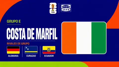 Costa de Marfil, grupo E del Mundial 2026 Costa de Marfil, grupo E del Mundial 2026