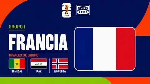 Francia, grupo I del Mundial 2026 Francia, grupo I del Mundial 2026