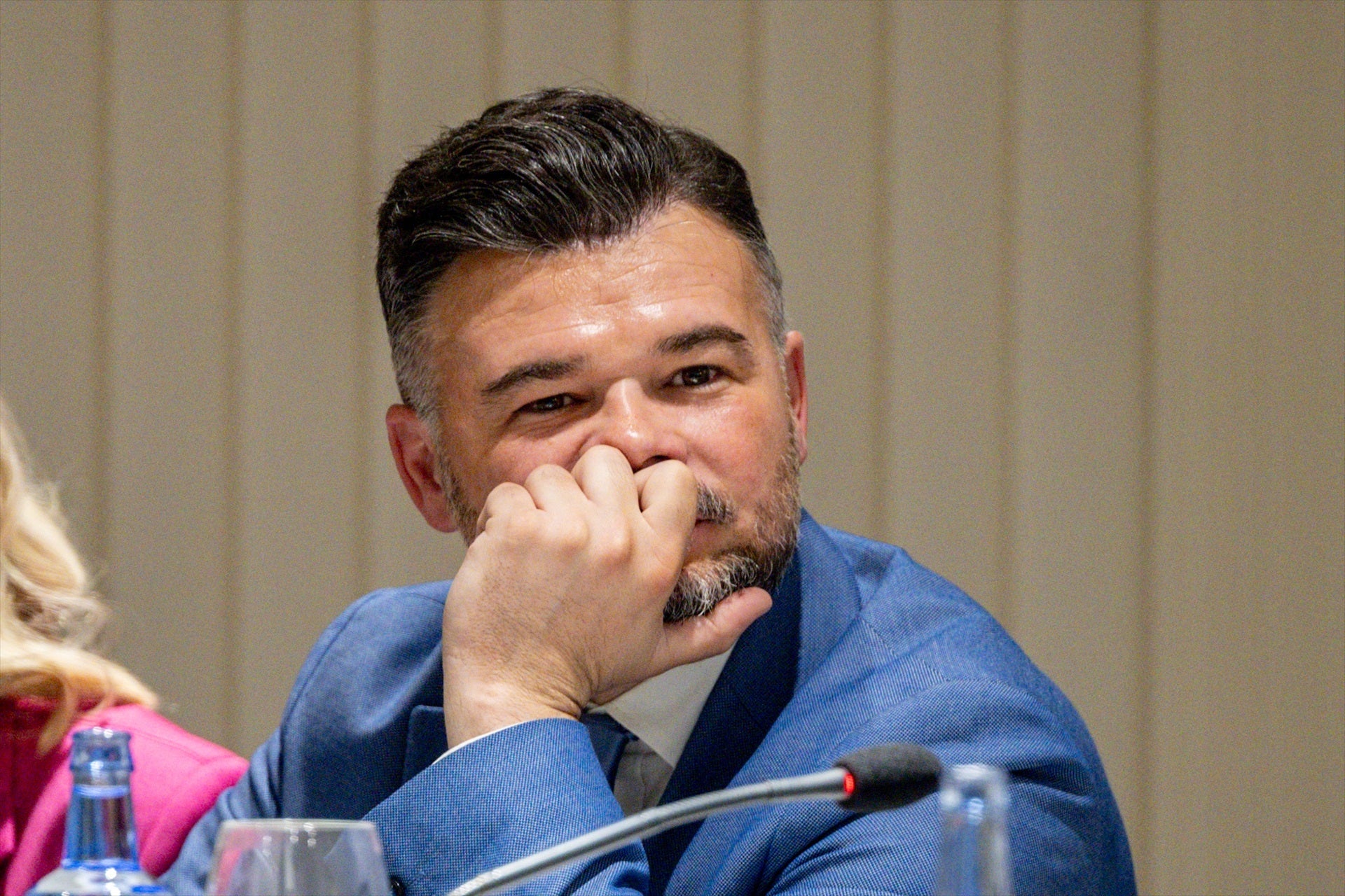 El portavoz de ERC en el Congreso, Gabriel Rufián, durante un coloquio organizado por el Club Siglo XXI El portavoz de ERC en el Congreso, Gabriel Rufián, durante un coloquio organizado por el Club Siglo XXI