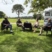 David Sánchez, de Pencil & Fork, primero por la izquierda, en Golf Xaz