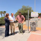 Ana González, José María Román y Roberto Palmero Ana González, José María Román y Roberto Palmero