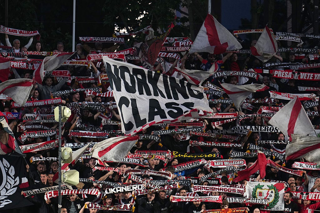 La afición del Rayo Vallecano La afición del Rayo Vallecano