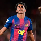 Lamine Yamal, del FC Barcelona, y Lionel Messi, del Inter Miami CF, estrellas de las selecciones de fútbol española y argentina. Lamine Yamal, del FC Barcelona, y Lionel Messi, del Inter Miami CF, estrellas de las selecciones de fútbol española y argentina.