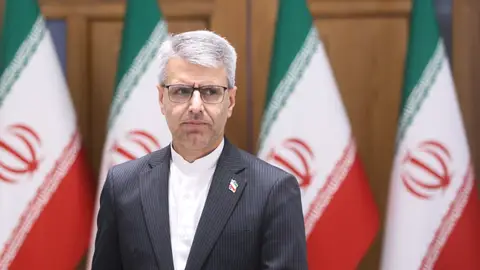 Esmail Baghaei, portavoz del ministro de Asuntos Exteriores iraní Esmail Baghaei, portavoz del ministro de Asuntos Exteriores iraní
