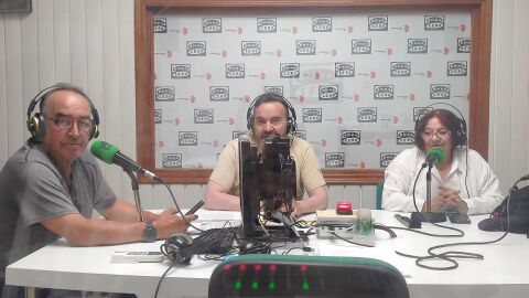 Juan de dios L&oacute;pez, Sebasti&aacute;n Mar&iacute;n y Juani Palencia.
