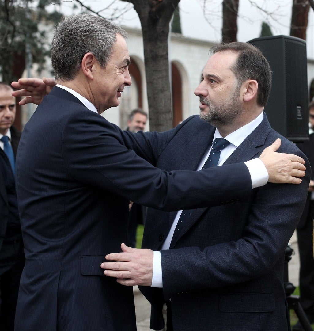 José Luis Ábalos con el expresidente del Gobierno, José Luis Rodríguez Zapatero José Luis Ábalos con el expresidente del Gobierno, José Luis Rodríguez Zapatero