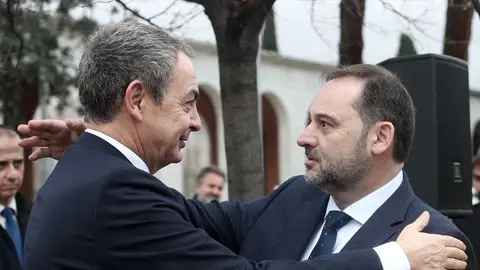 José Luis Ábalos con el expresidente del Gobierno, José Luis Rodríguez Zapatero José Luis Ábalos con el expresidente del Gobierno, José Luis Rodríguez Zapatero