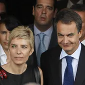 El expresidente del Gobierno, José Luis Rodríguez Zapatero, y su esposa, Sonsoles Espinosa en una imagen de archivo. El expresidente del Gobierno, José Luis Rodríguez Zapatero, y su esposa, Sonsoles Espinosa en una imagen de archivo.