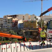 Las obras del puente de La Vila estarán listas para las fiestas de Moros y Cristianos